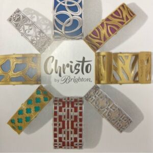 Brighton Christo 2 Silver Cuff Set